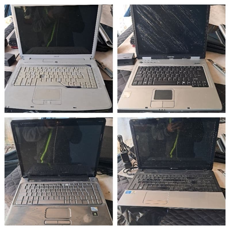 VD 4 notebook reposição de peças sem HD e memória não está funcionando no estado 1 Hp,1 Acer,1 Toshiba,1 megaware