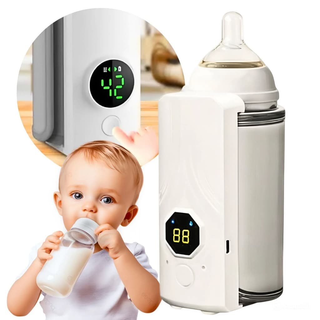 Aquecedor De Mamadeira Leite Bebê Portátil Recarregável