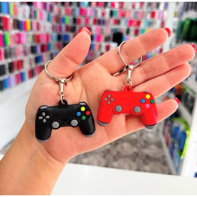 Chaveiro Emborrachado Controle de Videogame – O acessório perfeito pra quem ama games!