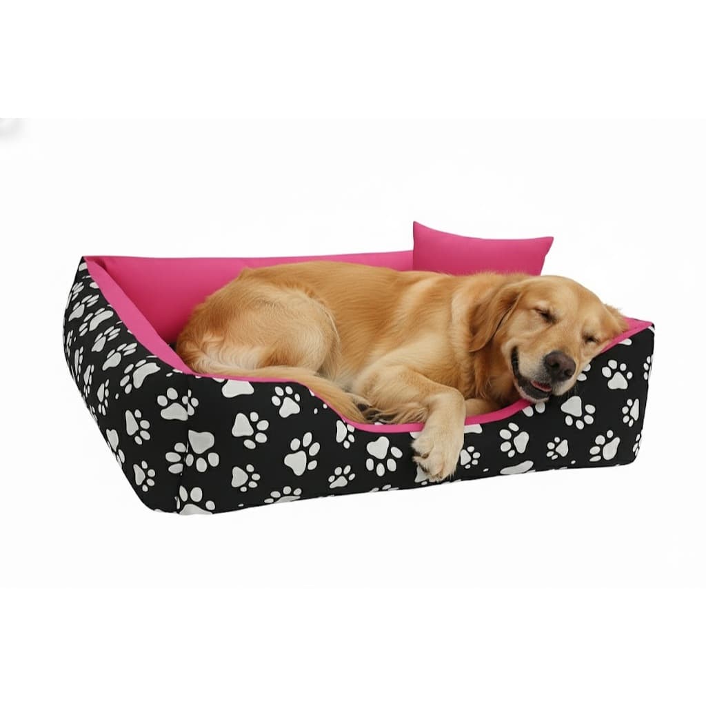 Cama Pet para cachorro grande tamanho 1,00x0,80 Vai Com Brinquedos que são 1 ossinho e 1 almofadinha