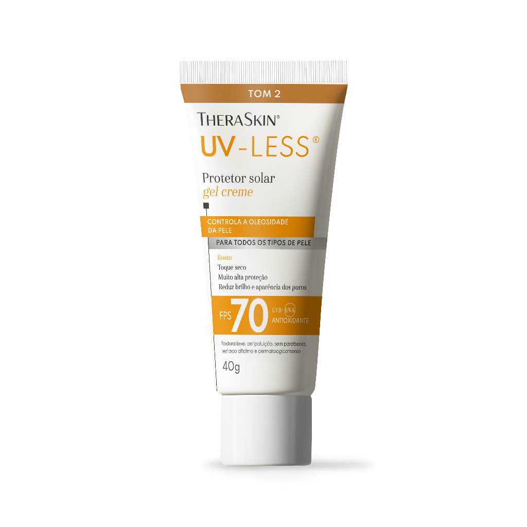 Theraskin UV-Less FPS 70 Tom 2 - Protetor Solar Gel Creme 40g