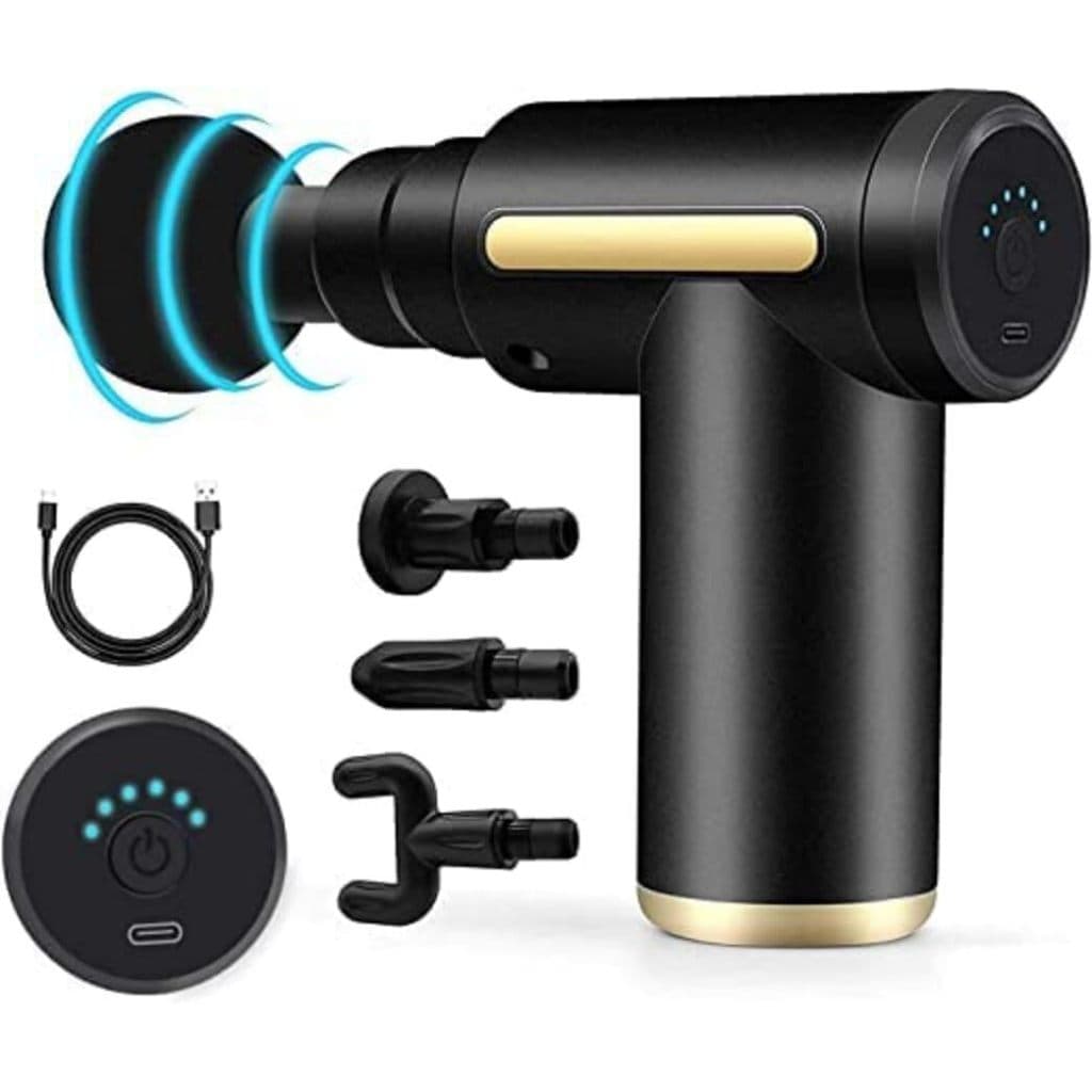 Massageador Muscular Elétrico Profissional Pistola Massageadora 6 Velocidades Bivolt
