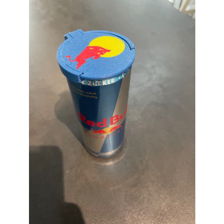 Tampa para Lata Energético RedBull 250ML - Impressão 3D