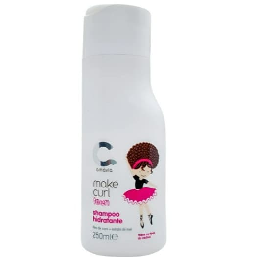 Amávia Shampoo Hidratante Make Curl Kids 250ml para cacheadas e crespas NOVA EMBALAGEM