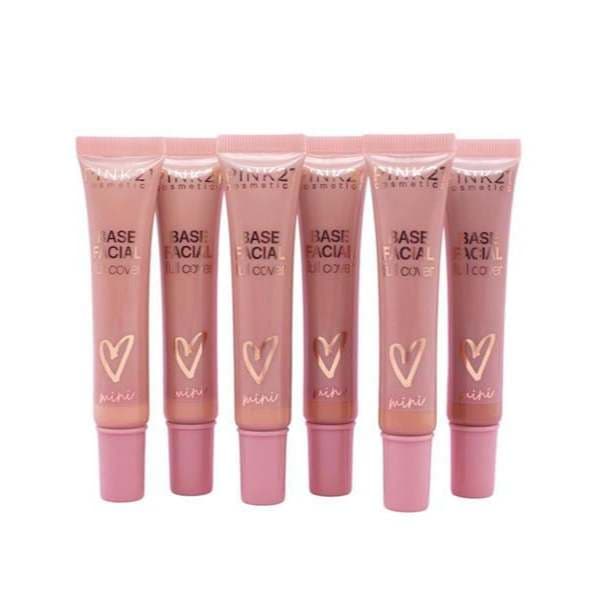 Base Facial Full Cover e Base Líquida Soft Skin