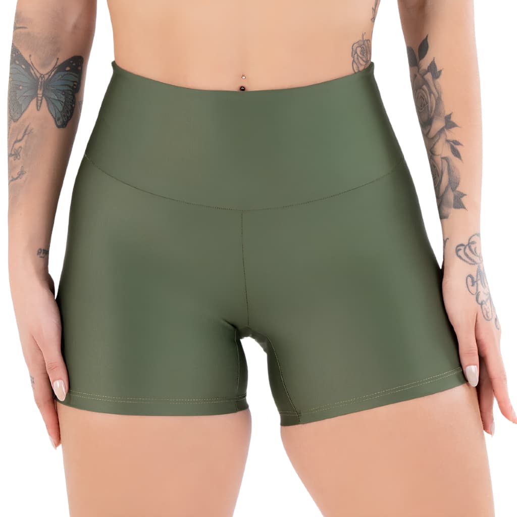 Short Fitness Poliamida Sem Transparência Academia Treino Musculação Crossfit