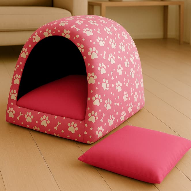 Cama para Cachorro e Gato pet casinha toca iglu + Almofada P a G