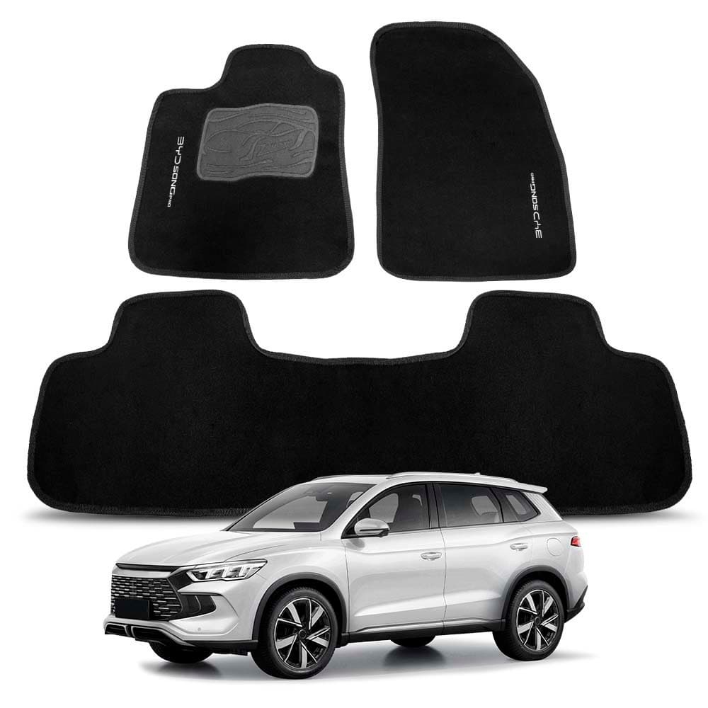 Tapete para BYD Song Pro 2024 a 2026 Carpete Automotivo Molde da Medida do Carro Jogo Completo