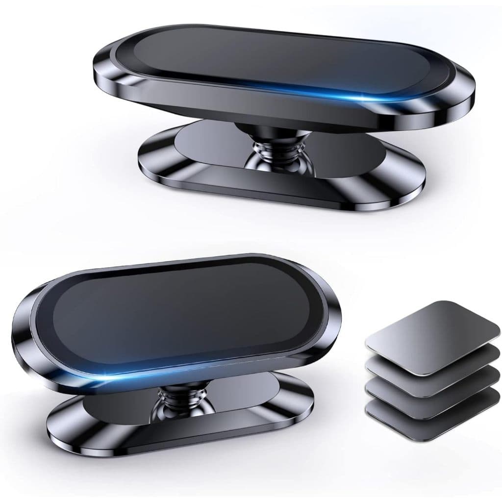 Kit 2 Suporte magnético para telefone/mini teclado para carro 【ímã forte】 adequado para painel, estável e durável