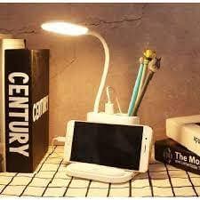 Luminária Mesa Led Flexível Abajur Carregador Usb Carregador Touch - Luminária Luz Quente e Fria Envio Rápido