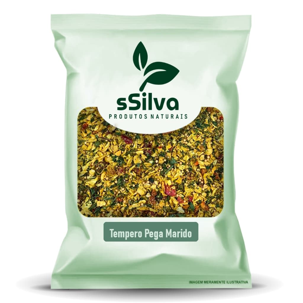 Tempero Pega Marido – Sabor que Conquista! (Tempero) sSilva Produtos Naturais