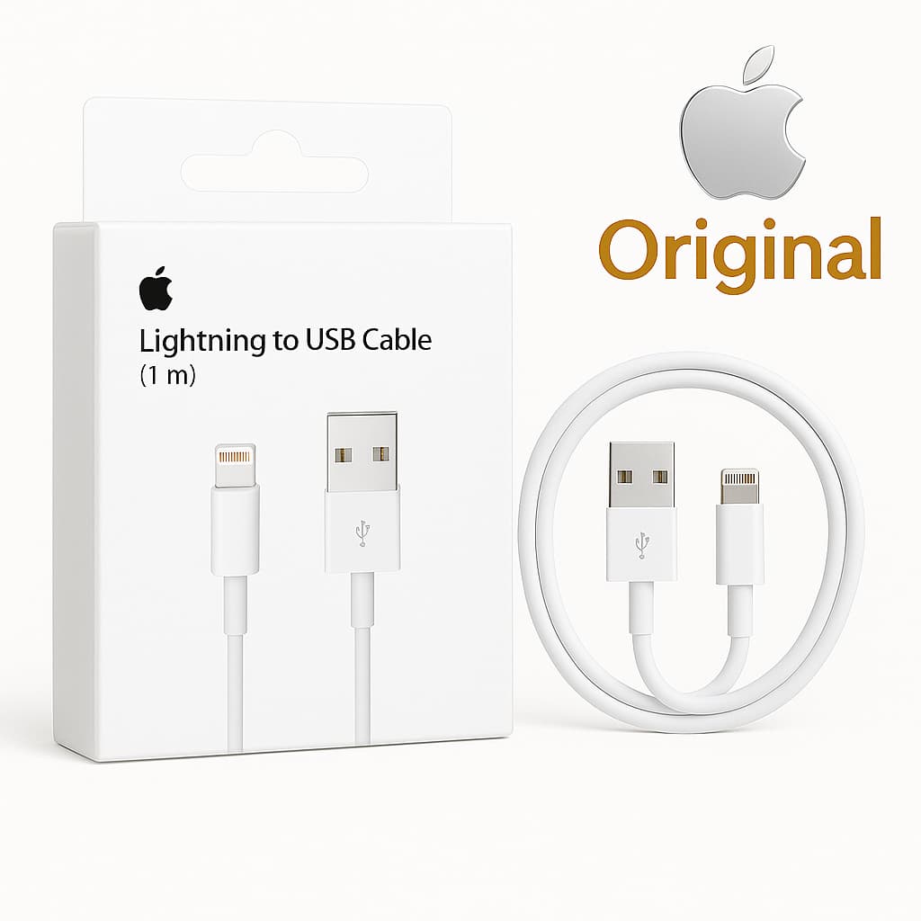 Cabo iPhone Original Apple Lightning  1m Com nota fiscal - Pronta entrega no Brasil - envio imediato