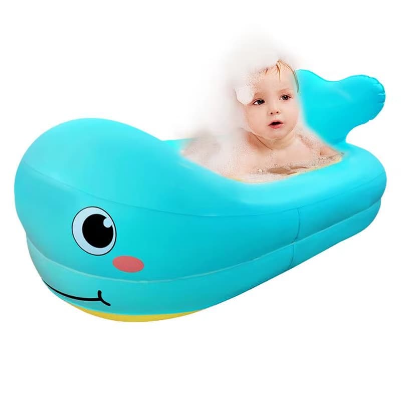 Banheira Infantil Inflável Retrátil Bebe Piscina 6- 24 Meses Portatil Viagem 6546