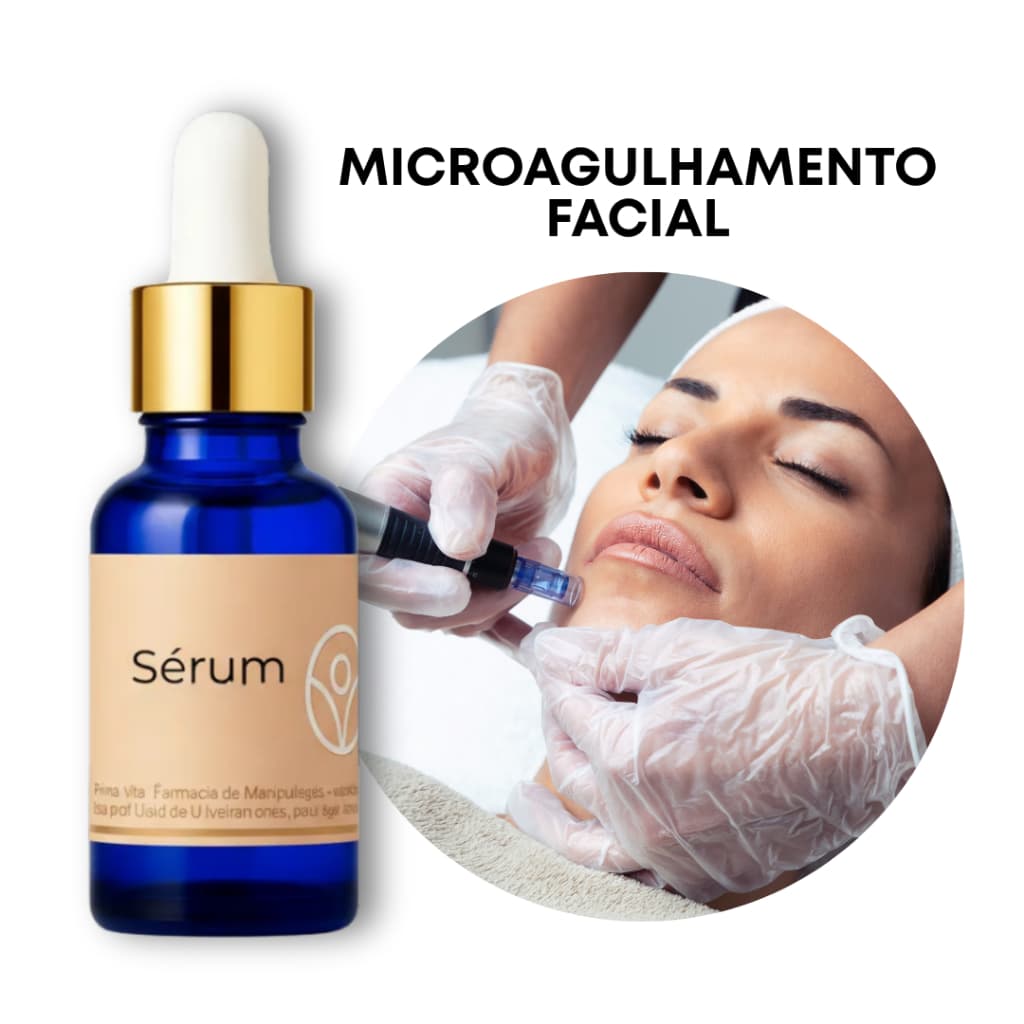 Sérum Microagulhamento Facial Rejuvenescimento Pele Anti-Idade Hidratação Profunda Prima Vita