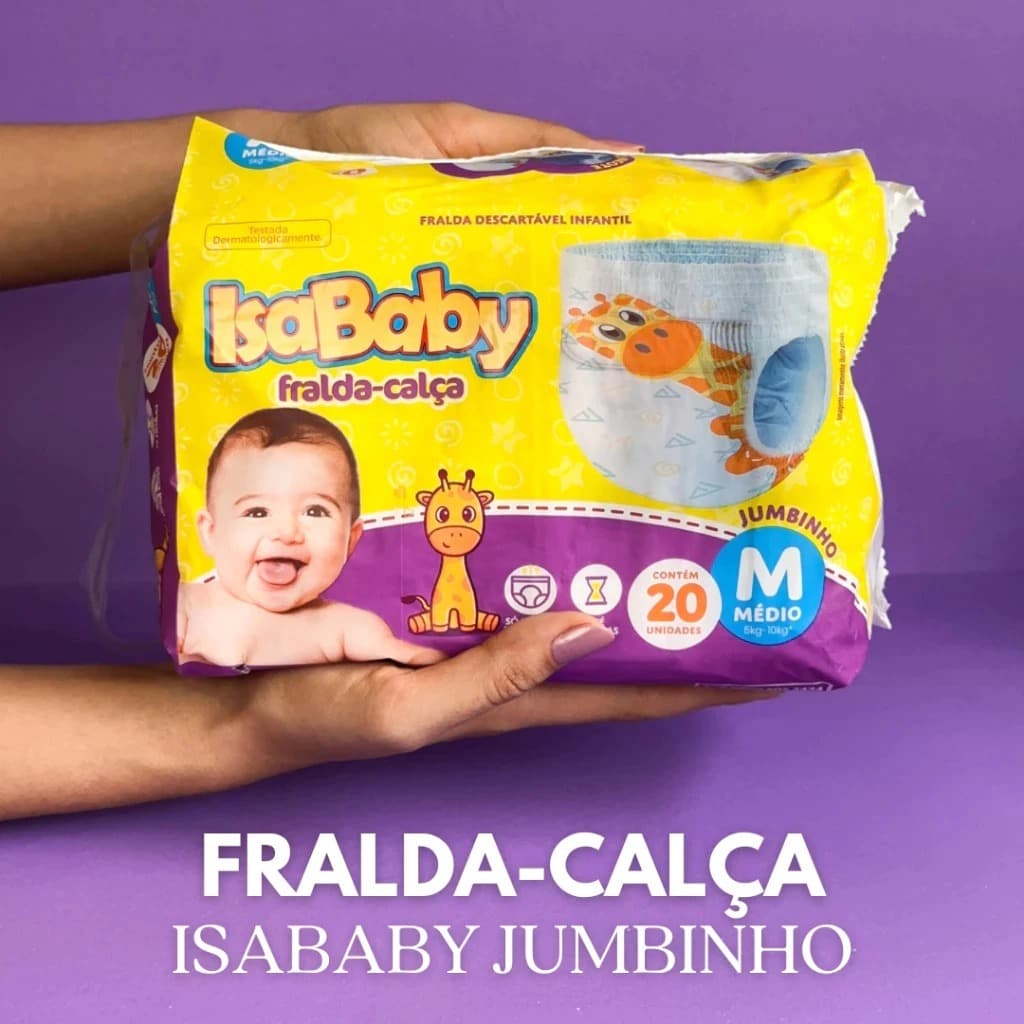 Fralda-calça Descartável Jumbinho Infantil - Isababy