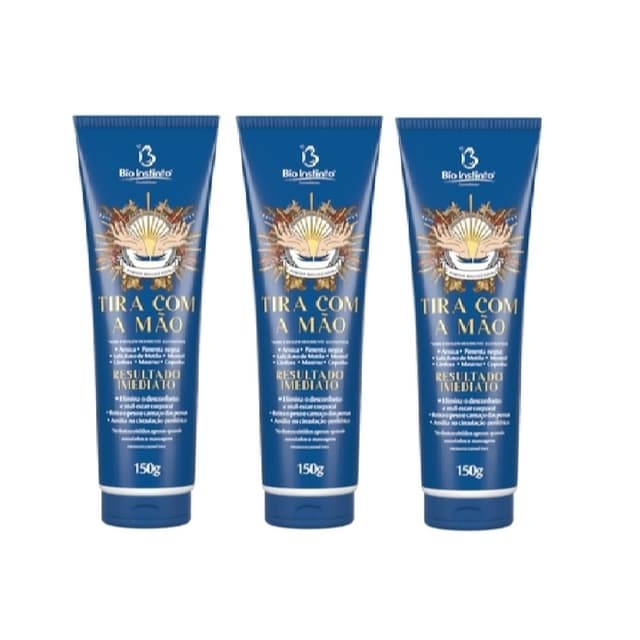 Kit 3 Pomadas Tira com a Mão 150g - Bio Instinto