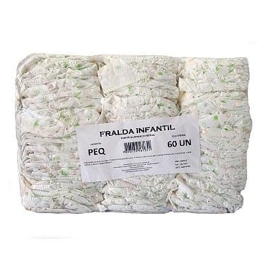 Fralda Infantil Com Pequenos Defeito 3x60=180 Unidades tamanho de P