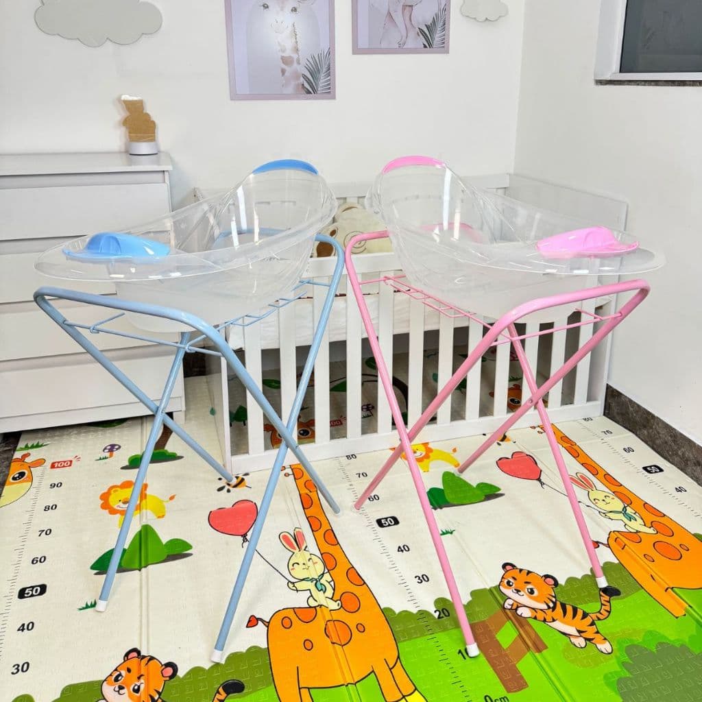 Kit Banho do seu bebe - Banheira 22Litros+Suporte