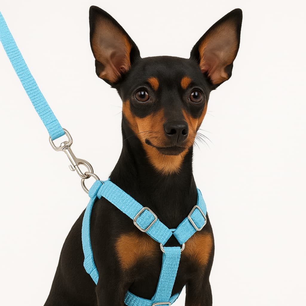 Coleira Peitoral e Guia para Cachorro Raças de Pequeno Porte Original