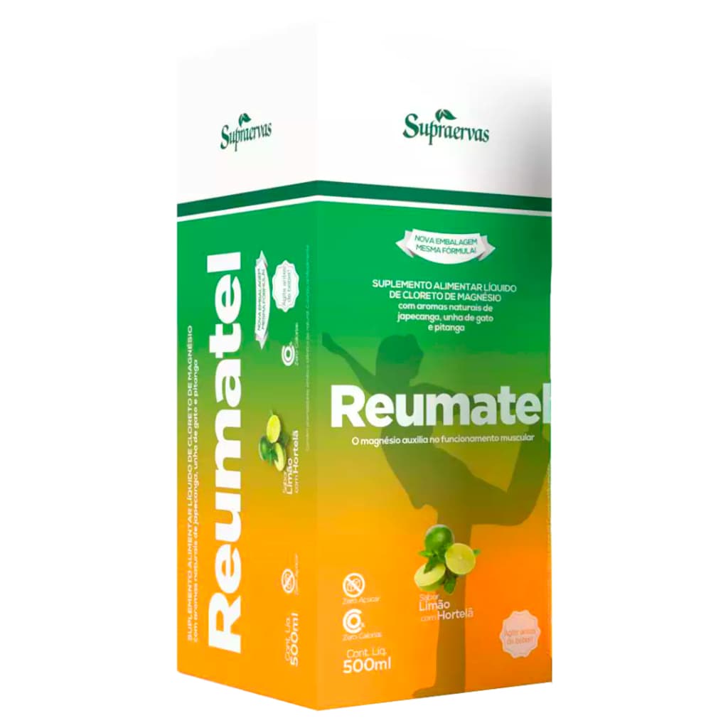 Reumatel 500ml Supraervas -  Sabor Limão com Hortelã