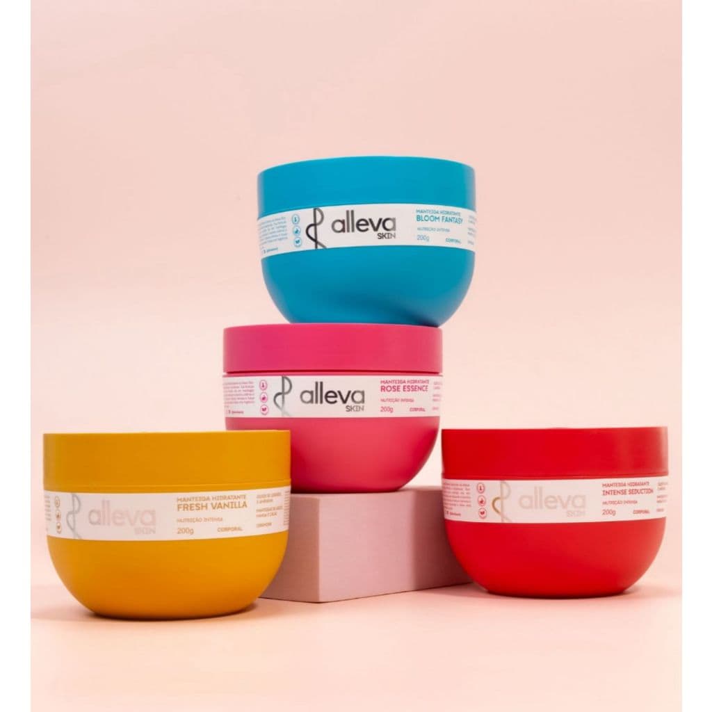 Manteiga Hidratante corporal Alleva Skin 200g