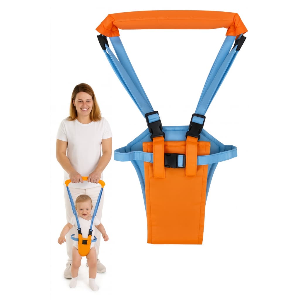 Baby Step Andador Suspenso Ajuda No Desenvolvimento Andar dos bebes Portatil Cinto Arnes Suporte Primeiros Passos