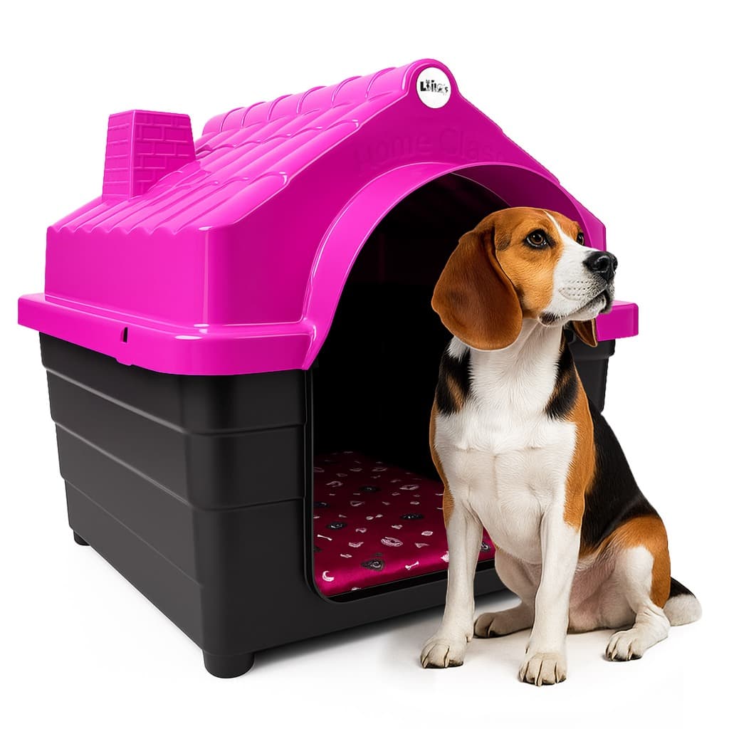 Casa Plástica Cachorro Nº7 Casinha Cães Médio Grande