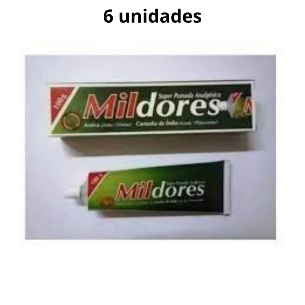 Kit 6 Creme Para Massagem Mil Dores 100g