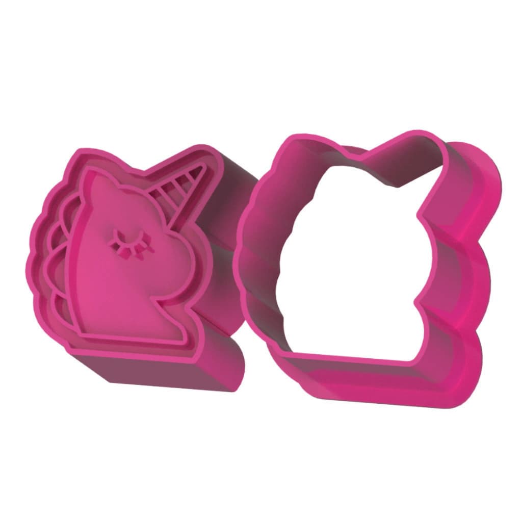 Ejetor Modelador Para Doces UNICORNIO Brigadeiros Docinhos Massa Biscuit Biscoito Resistente Massinha Modelar Pasta Amer