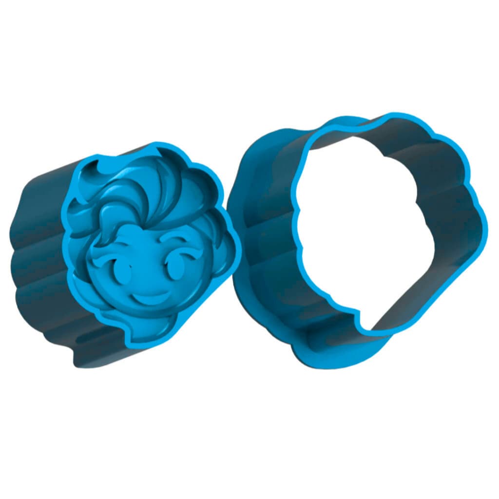 Ejetor Modelador Doces FROZEN ELSA Brigadeiros Docinhos Massa Biscuit Biscoito Resistente Massinha Modelar Pasta America