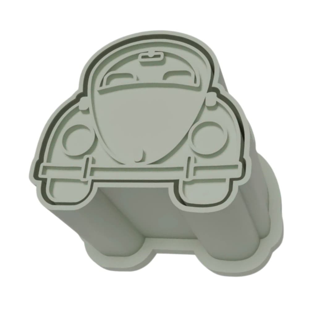 Ejetor Modelador Para Doces FUSCA FUSQUINHA Brigadeiros Docinhos Massa Biscuit Biscoito Resistente Massinha Modelar Past
