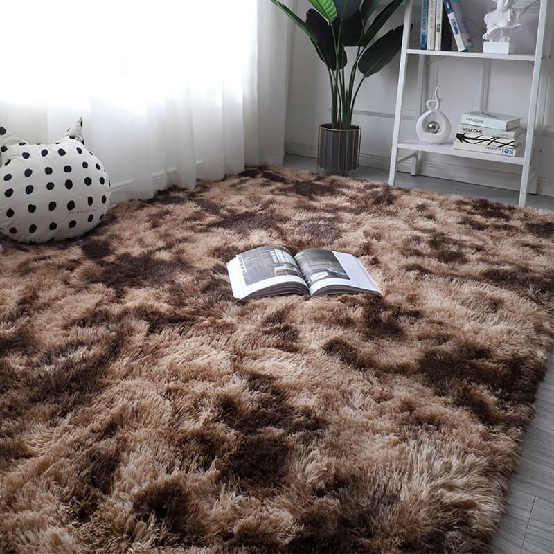 Tapete Sala Quarto Peludo 1,40x2,00 Mt Antiderrapante Ins Mesclado Shaggy