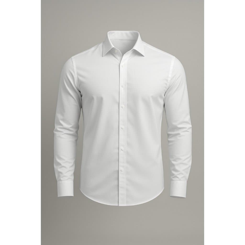 Camisa de Botão Manga Longa Masculina Slim Social Envio Rapido