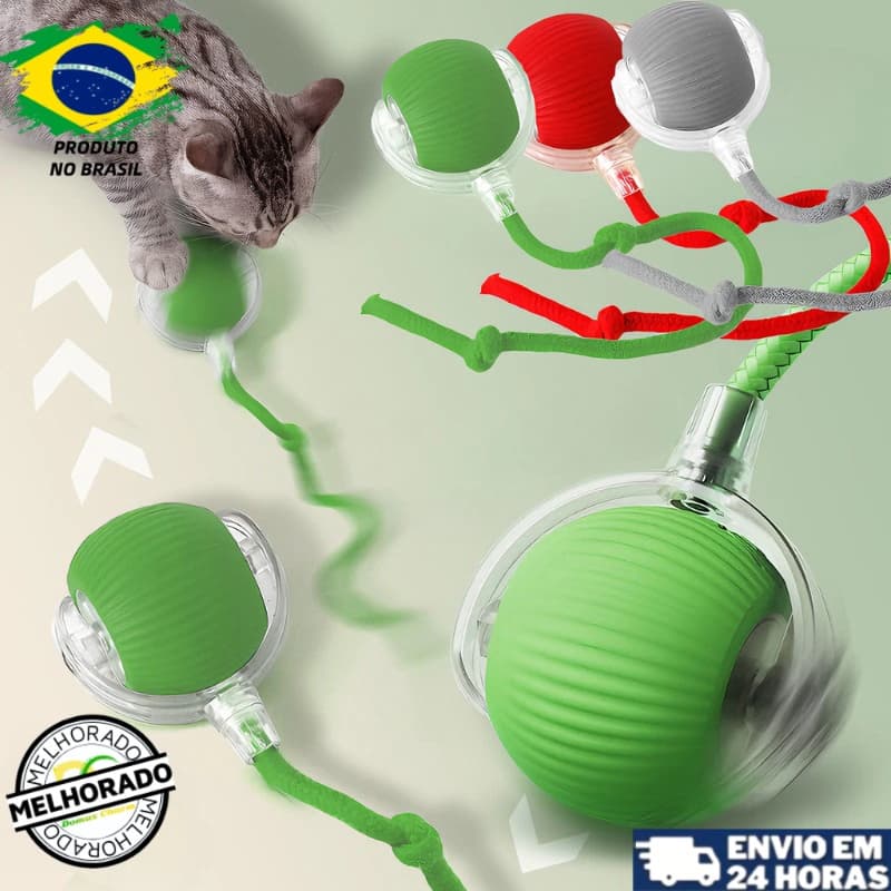 Brinquedo Automático para Gatos,Um Presente de Natal para o Seu Animal de Estimação