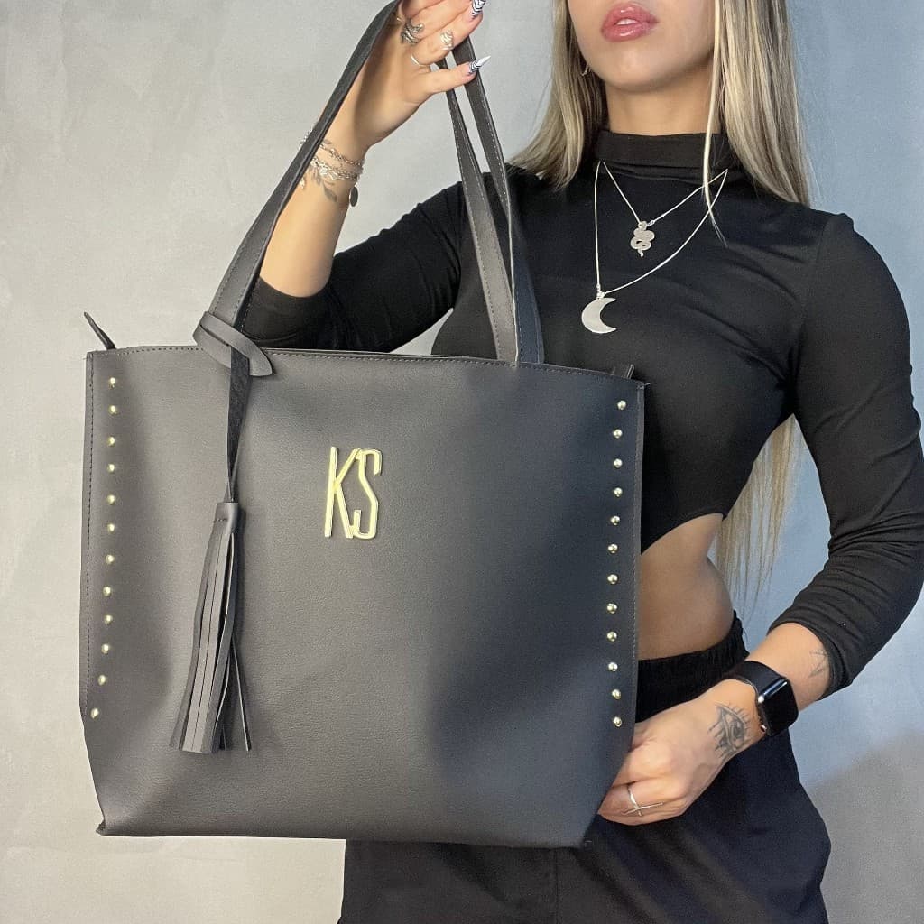 Bolsa Feminina Sacola Tote Grande Alça ombro Look Faculdade e Trabalho Porta Notebook