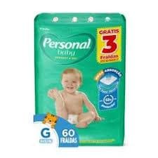 Fralda Personal Baby Protect & Sec - Hiper Tam: G - Com 60 Fraldas