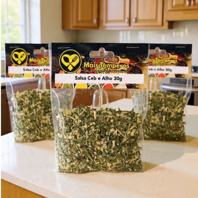 Tempero Salsa Cebola e Alho Premium 30g, 100g, 250g, 500g, 1Kg - Mais Temperos S2