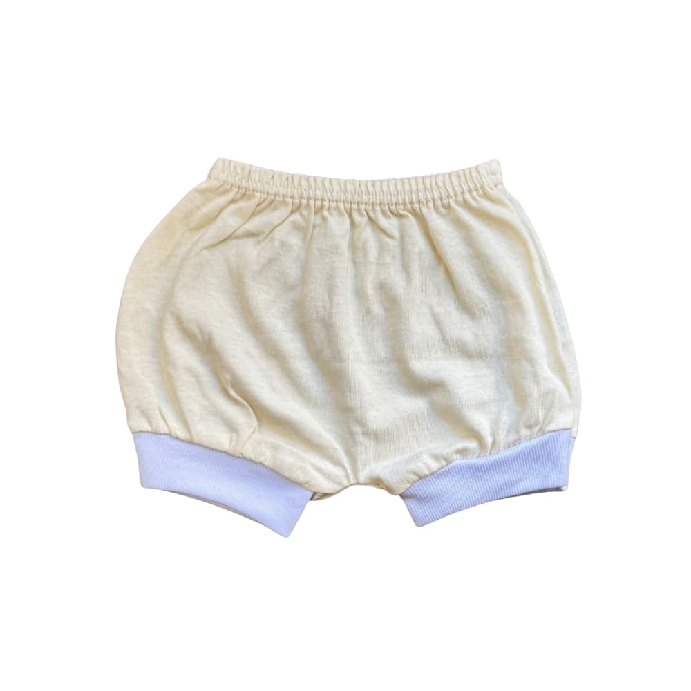Short Tapa Fralda Recém-Nascido Algodão Unissex | Roupa Bebê RN Confortável Enxoval