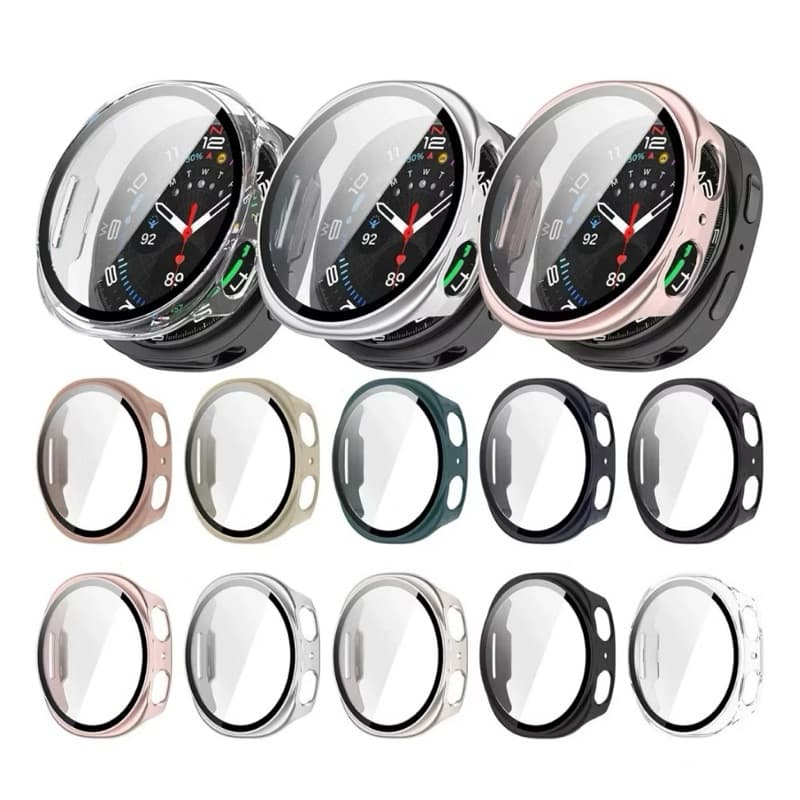 W.BILL Capa Case Com Película Para Samsung Galaxy Watch 8 Classic (2025) Watch  9 40mm 44mm 46mm