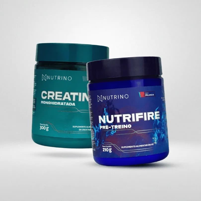 Kit Creatina 300g + Pré-Treino 210g - Nutrino