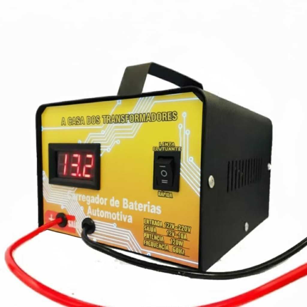Carregador De Bateria VOLT. 12v Até 300 amperes  20AH Inteligente direto do Fabricante