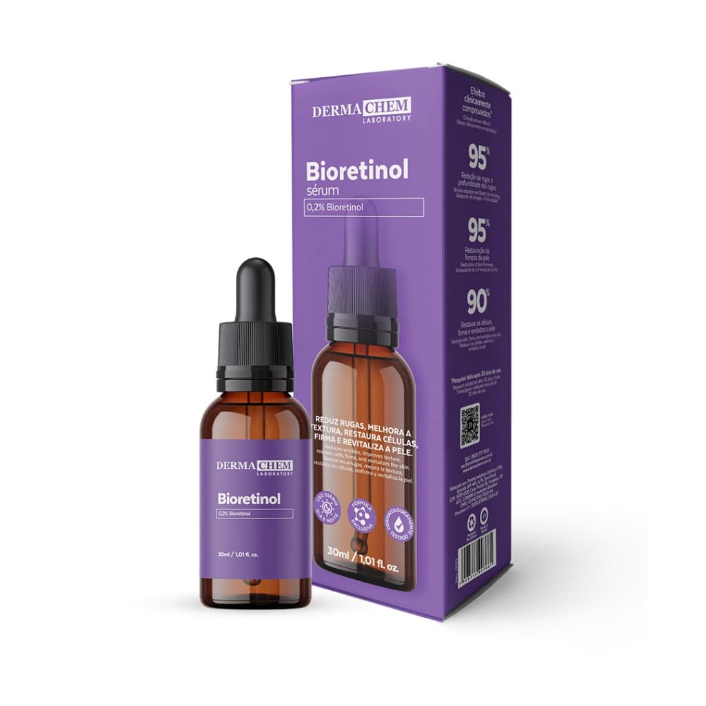 Sérum Bioretinol Dermachem 30ml – Tratamento Anti-Idade com Firmeza Intensa