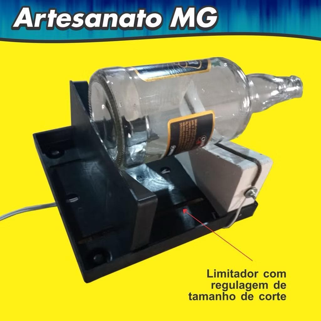 maquina cortadora garrafa mais 19 resistencia extra cortador de garrafa de vidro eletrico