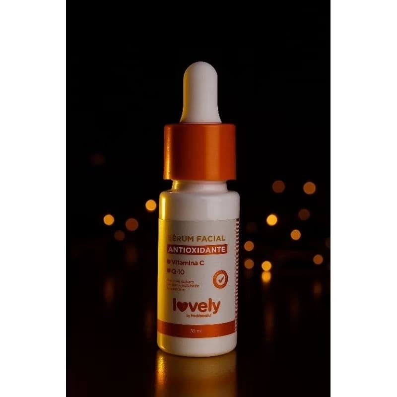 ✨ Pele radiante todos os dias! O Sérum Facial Antioxidante Lovely com Vitamina C + Q-10 hidrata✨