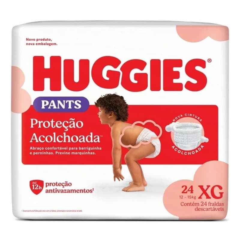 Fralda Huggies Supreme Care Roupinha XG - 24 fraldas