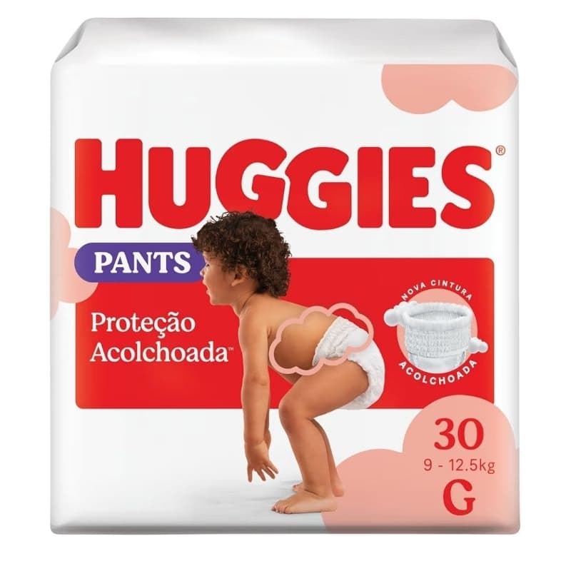 fralda huggies roupinha G - 30 Fraldas