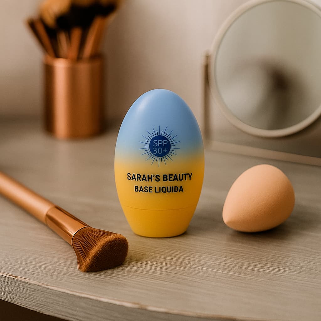 Base Líquida Com Protetor Solar Sarah's Beauty - SPF 38 ml