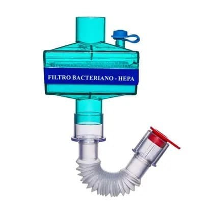 KIT 20  Filtro Bacteriano HEPA (BECARE)  com traqueia e tampa - Ventilação Mecânica ESCOLHA SEU KIT