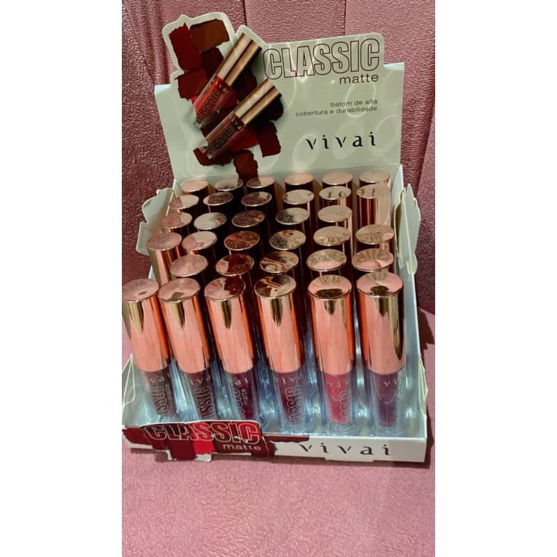 6 Batom Liquido Classic Matte 3113 - Classic Matte Vivai