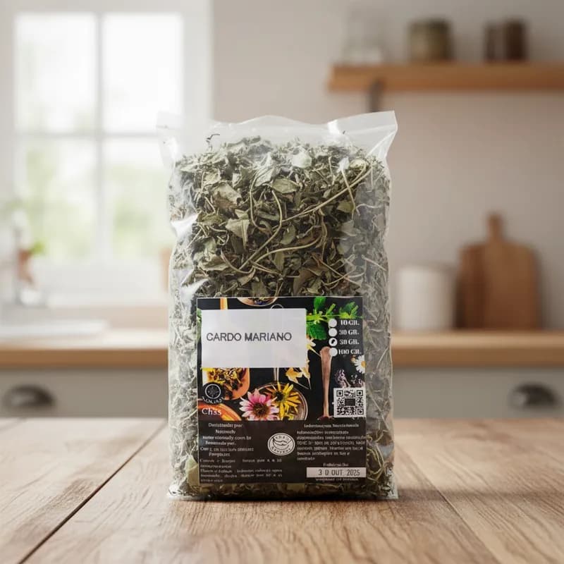 Cardo Mariano Chá Premium 100% Orgânico - Folhas - 50g